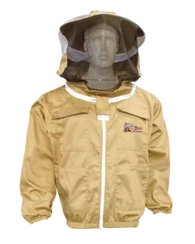 Пчеловодческая куртка с шапкой, Premium (с логотипом)