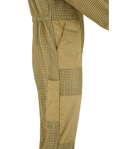 Пчеловодческий комбинезон с защитной маской (хаки)