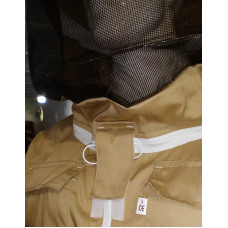 Куртка бджолярська з капелюхом, Premium (з логотипом)