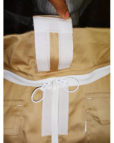 Пчеловодческая куртка с шапкой, Premium (с логотипом)