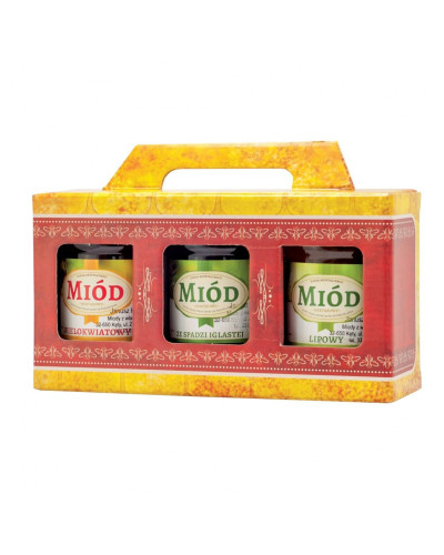 Коробка на 3 банки 315мл. (1 шт)(червоно-жовта)