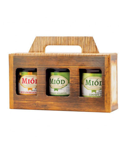 Коробка на 3 банки 315мл. (1 шт) (під дерево)