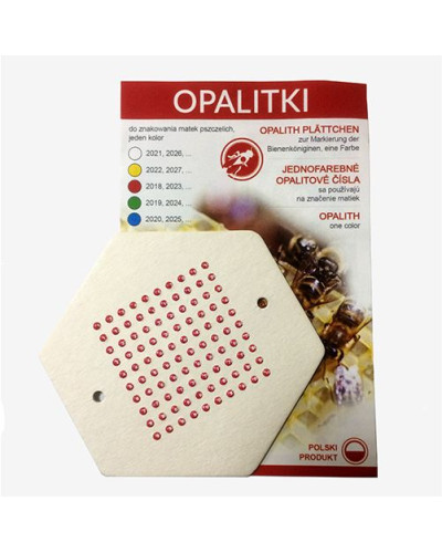 Мітки для бджолиних маток червоні