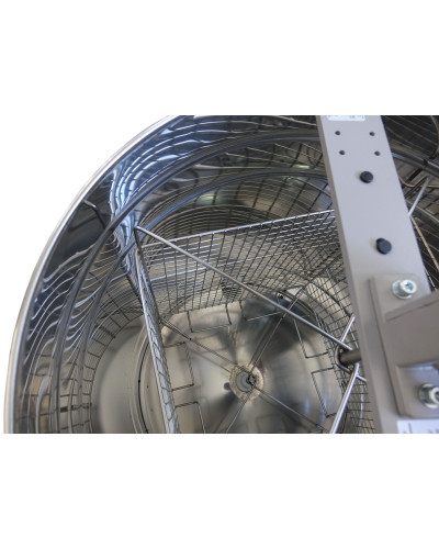 Медогонка діагональна 4-рамкова ручна Ø600мм Lyson Minima (без кришки та ніжок)