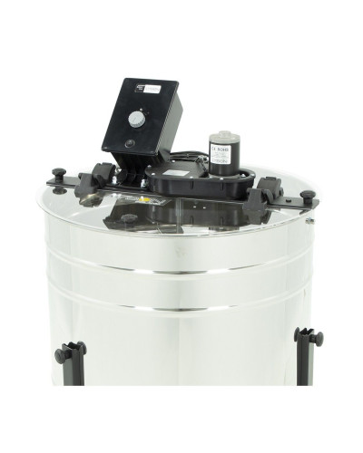 Медогонка 4-касетна поворотна ⌀600мм Lyson Basic з електроприводом 220В, ножками та кришкою Медогонка 4-касетна поворотна ⌀600мм Lyson Basic з електроприводом 220В, ножками та кришкою