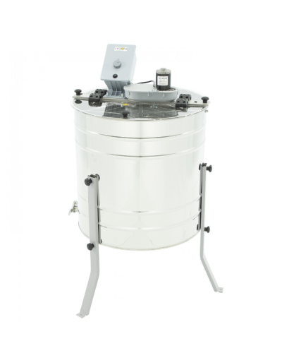 Медогонка 4-рамкова діагональна, без центральної осі, електрична 230В Ø600, з нержав.клапаном MINIMA