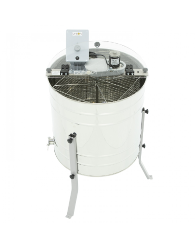 Медогонка 4-рамкова діагональна, без центральної осі, електрична 230В Ø600, з нержав.клапаном MINIMA