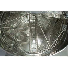 Медогонка 4-кассетная поворотная ⌀600мм Lyson Basic с редуктором, ножками и крышкой