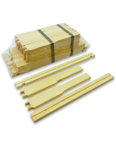 Рамка для вулика Магазинна Українська 300х240мм. поелементно (під замок) упаковані, свердлена