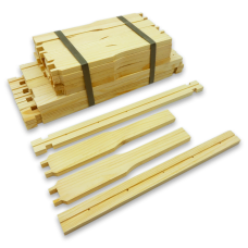 Рамка для вулика Магазинна Українська 300х240мм. поелементно (під замок) свердлена