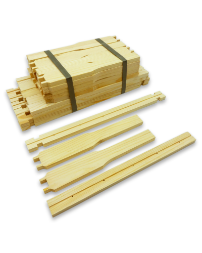 Рамка для вулика Магазинна Українська 300х240мм. поелементно (під замок) свердлена