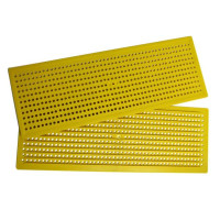 Решітка пилковловлювальна пластикова широка 40,8см х 14,8см Lyson