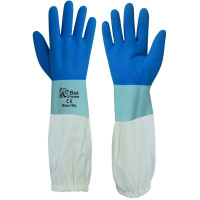 Рукавиці гумові з нарукавниками