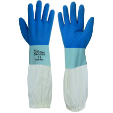 Рукавиці гумові з нарукавниками