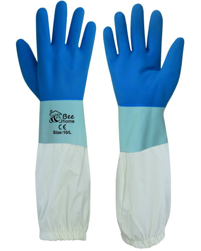 Резиновые перчатки с нарукавниками