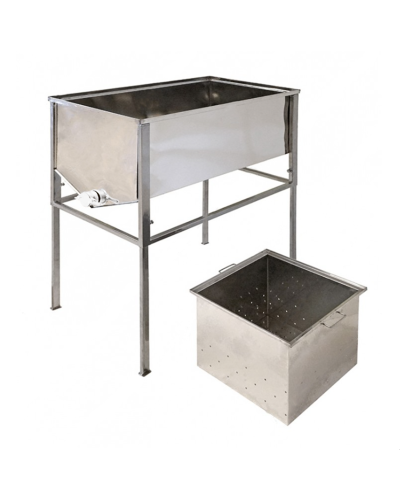 Стіл для розпечатування стільників 1м. пластиковий клапан