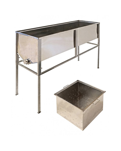 Стіл для розпечатування стільників 1,5м. клапан нержавіючий