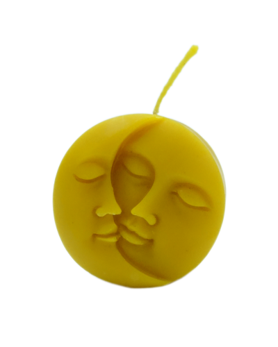 Свічка з воску "Сонце-місяць"