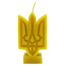 Свічка з воску "Тризуб"