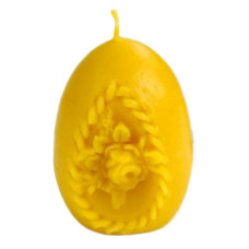 Свічка з воску "Писанка з трояндами (5,5 см)" 