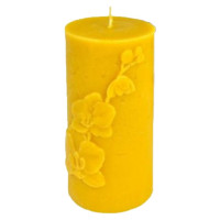 Свічка ролик великий орхідея (13,5см)