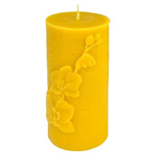 Свічка ролик великий орхідея (13,5см)