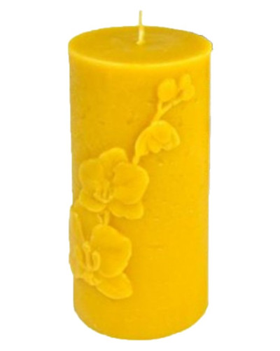Свічка ролик великий орхідея (13,5см)