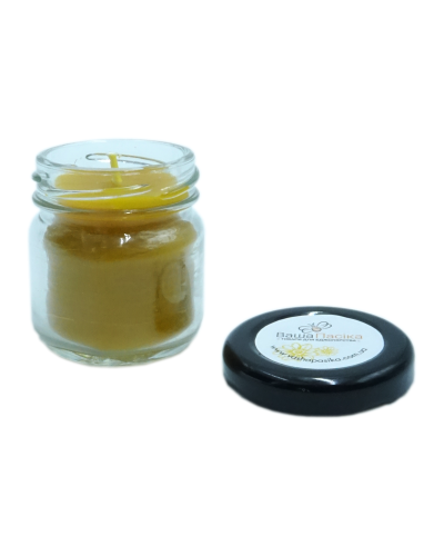 Свічка з воску "В баночці"