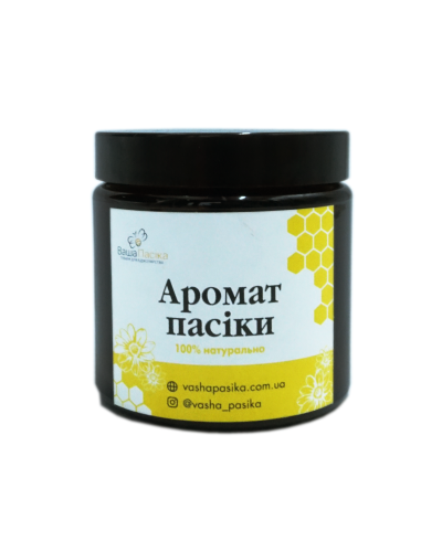 Свеча из воска "Аромат пасеки (банка)"