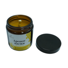 Свеча из воска "Аромат пасеки (банка)"