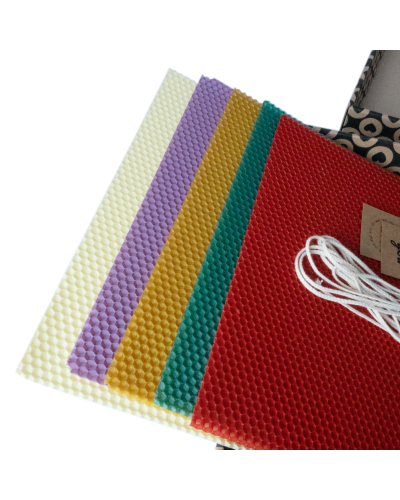 Набір для створення свічок з вощини (5 штук)