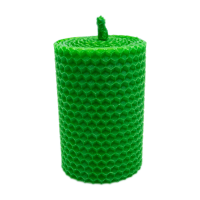 Свічка з вощини світло-зелена (8,5 см)