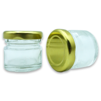 Баночка скляна 30 мл з кришкою