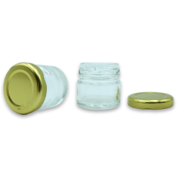Баночка скляна 30 мл з кришкою
