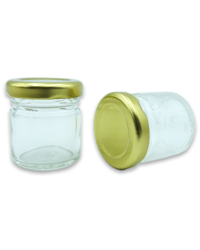 Баночка скляна 40 мл з кришкою