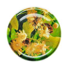 Кришка металева для меду Цвіт липи M24 (Твіст-82)