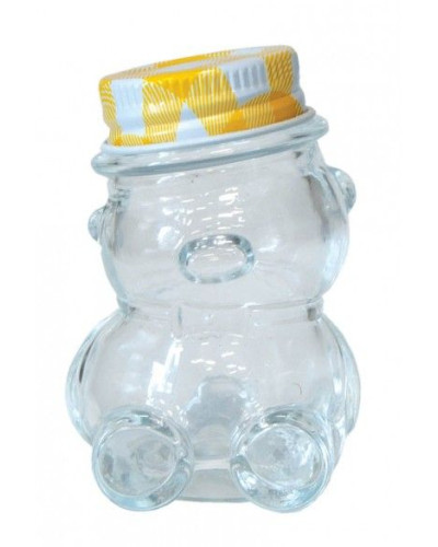 Баночка для меду 30мл з кришкою (ведмедик)