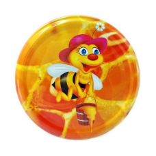 Кришка металева для меду Бджілка з відерцем M11 (Твіст-82)