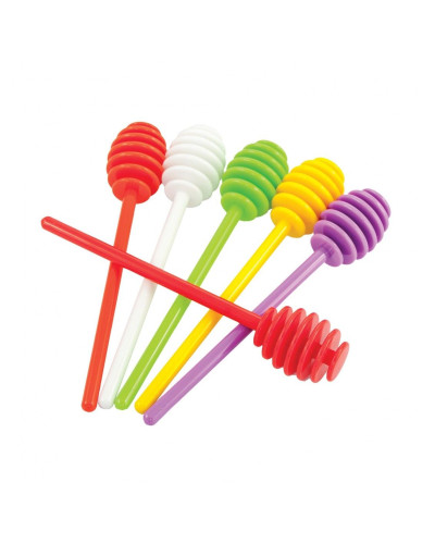Палочка для меду пластикова кольорова