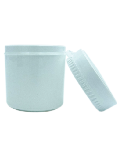 Баночка пластикова біла (220г./250мл.)