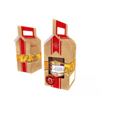 Упаковка картонная декоративная на банке 900 мл.