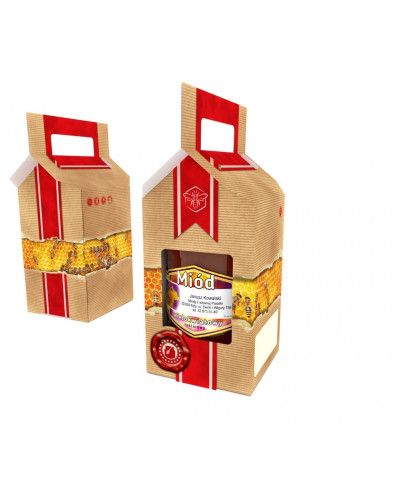 Картонная упаковка декоративная на банке 900 мл.