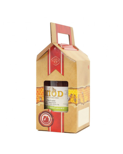 Картонная упаковка декоративная на банке 900 мл.