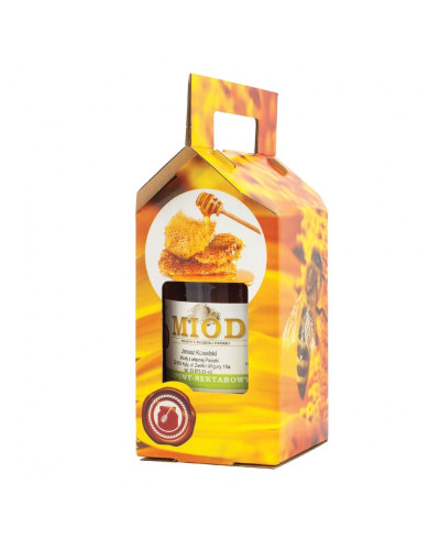 Упаковка картонная декоративная на банке 900 мл