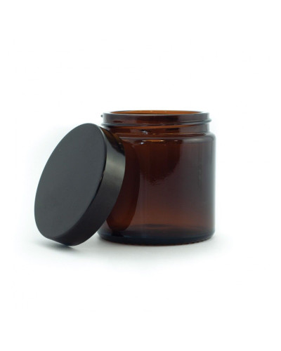 Баночка 120мл з темного скла (з кришкою)