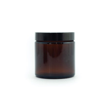 Баночка 120мл з темного скла (з кришкою)