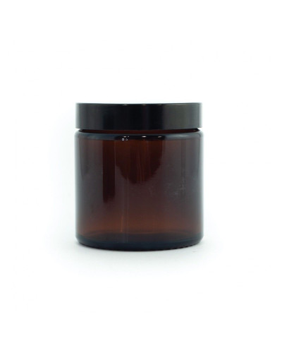 Баночка 120мл з темного скла (з кришкою)