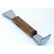 Стамеска пасічна нержавіюча з дерев'яною ручкою 200мм