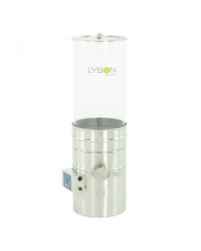 Прозорий відстійник для меду, нержавіючий (з підігрівом) 29л.