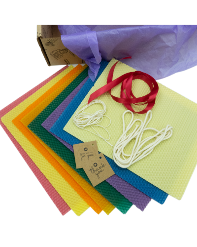 Набір для створення свічок з вощини (8 штук)